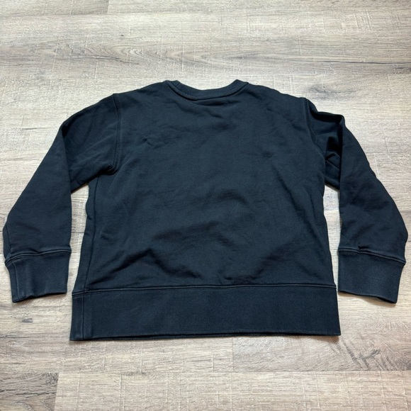 Psycho Bunny Black Sweatshirt Crewneck Patch Logo Kids Size 7/8 - Picture 7 of 7